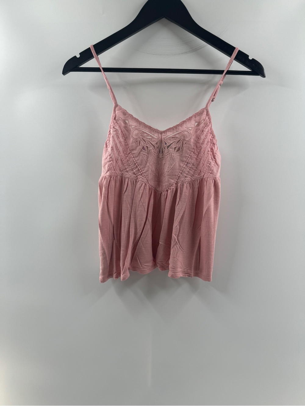 American Eagle Pink Lace Cami Tank Top – Women's XS